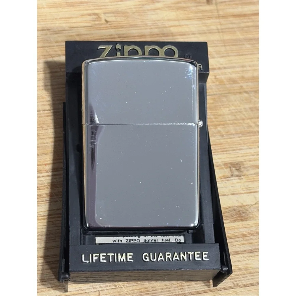 Zippo Lighter Hong Kong Clock Tower 2021 Chrome Windproof NIB With Papers